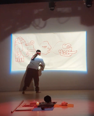 
Izayo's first Performance at Links Hall during the Ofrendas en Sinestesia; experiments in shared dance rituals curated by Marcela Torres. Friday, June 2, 2023 Chicago IL.